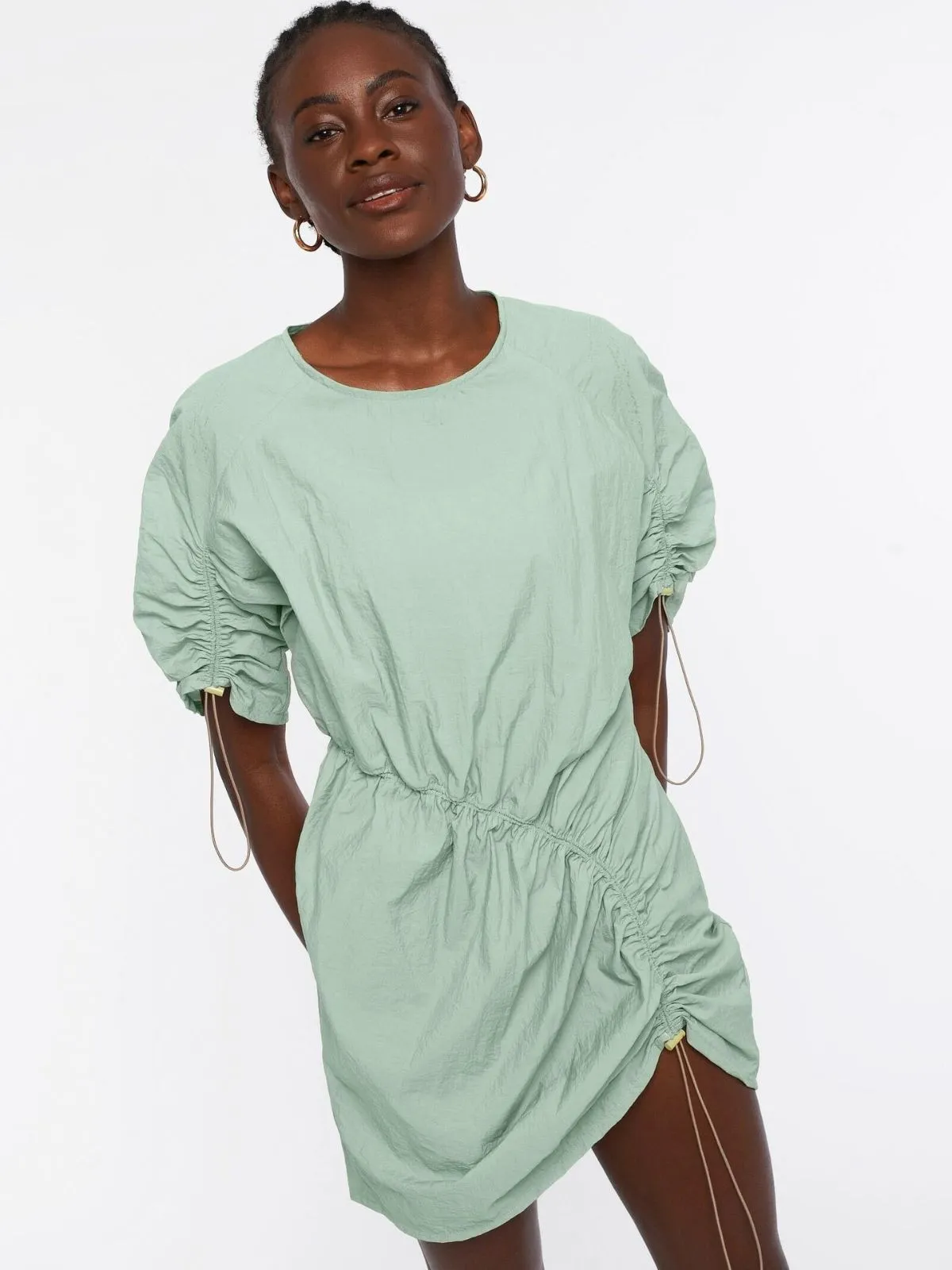 OCEANA mini dress - celadon