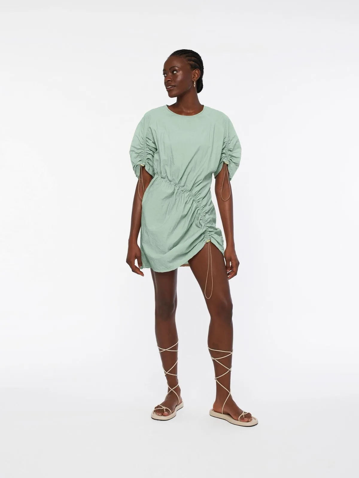 OCEANA mini dress - celadon