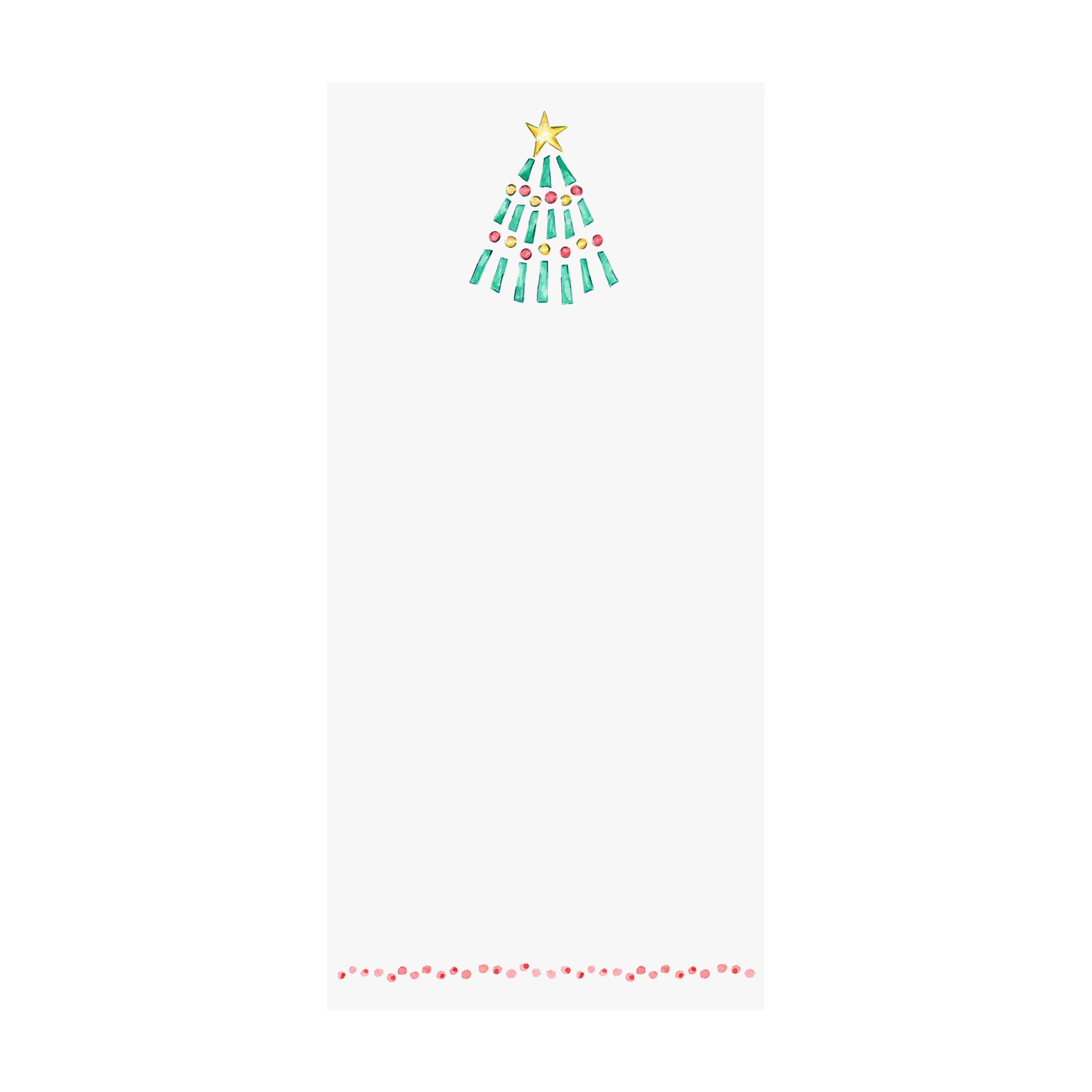 Ornament Christmas Tree Notepad