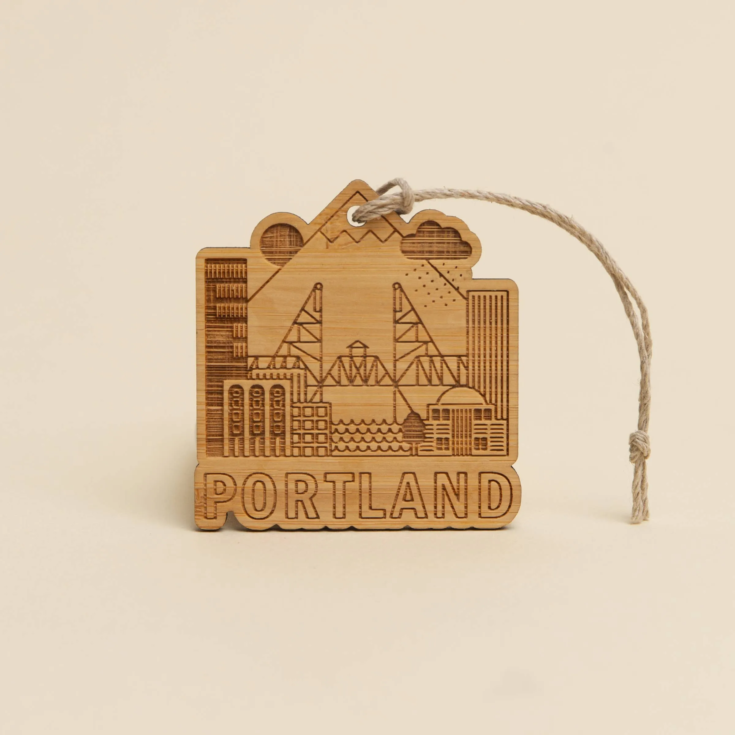 Portland Skyline Ornament