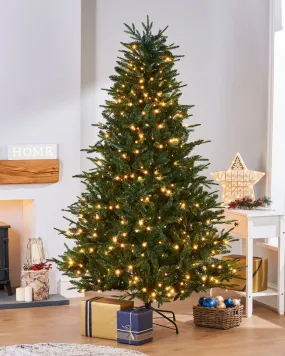 Pre-lit Grand Alaskan Fir Christmas Tree, 5 ft