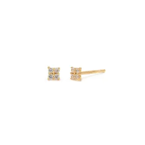 Quaditta Studs | Gold & CZ