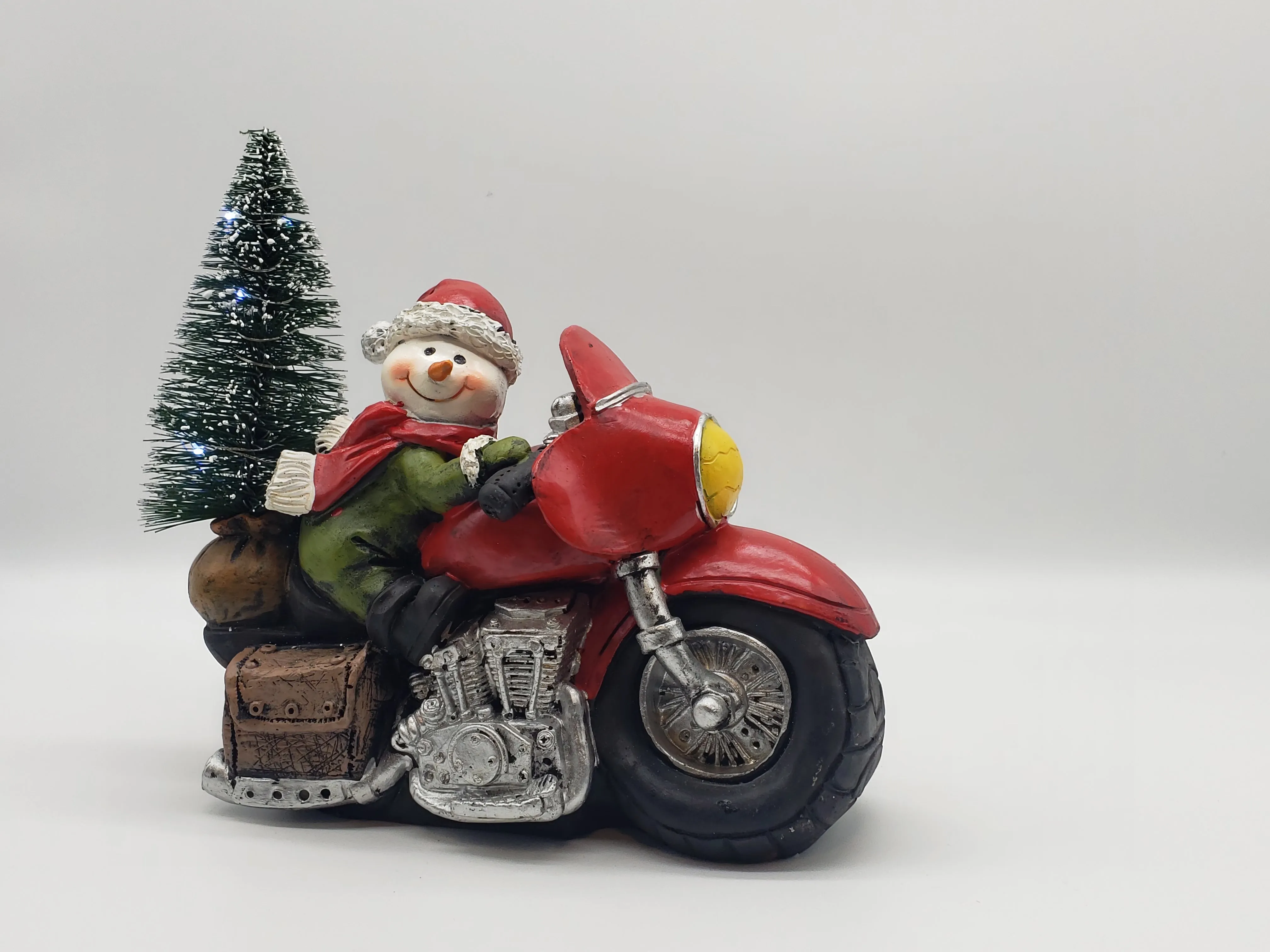 Snowman Biker Christmas decorations