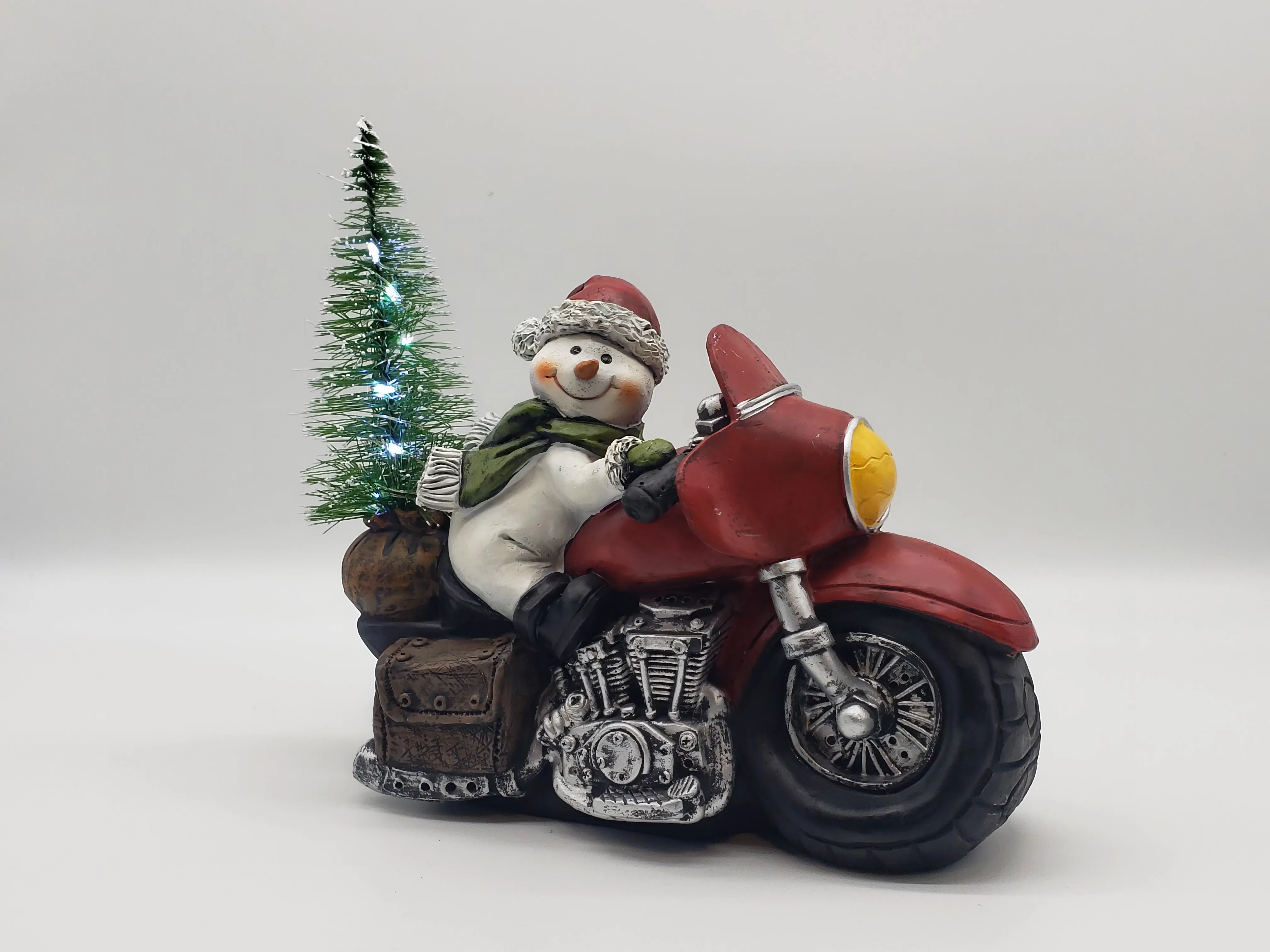 Snowman Biker Christmas decorations