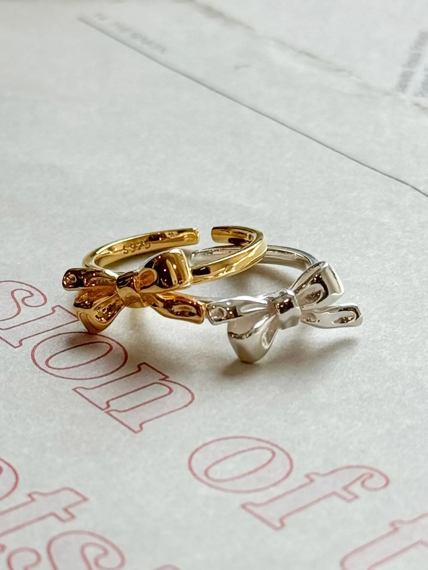 Tied Ribbon Ring