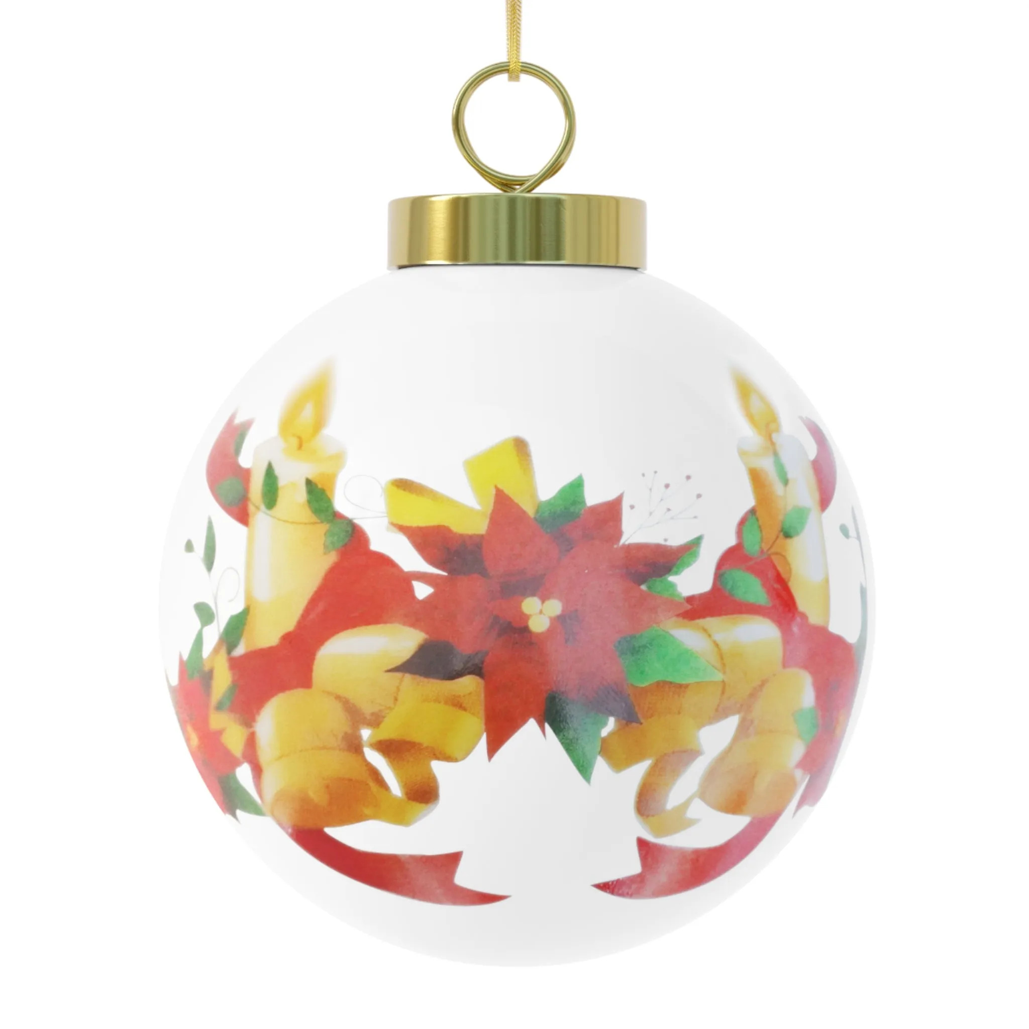 Wild Fire Christmas Ball Ornament